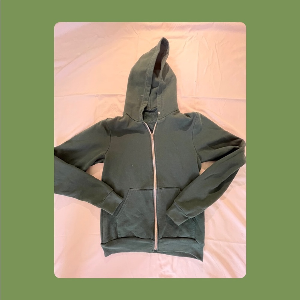 Thrifted zip up